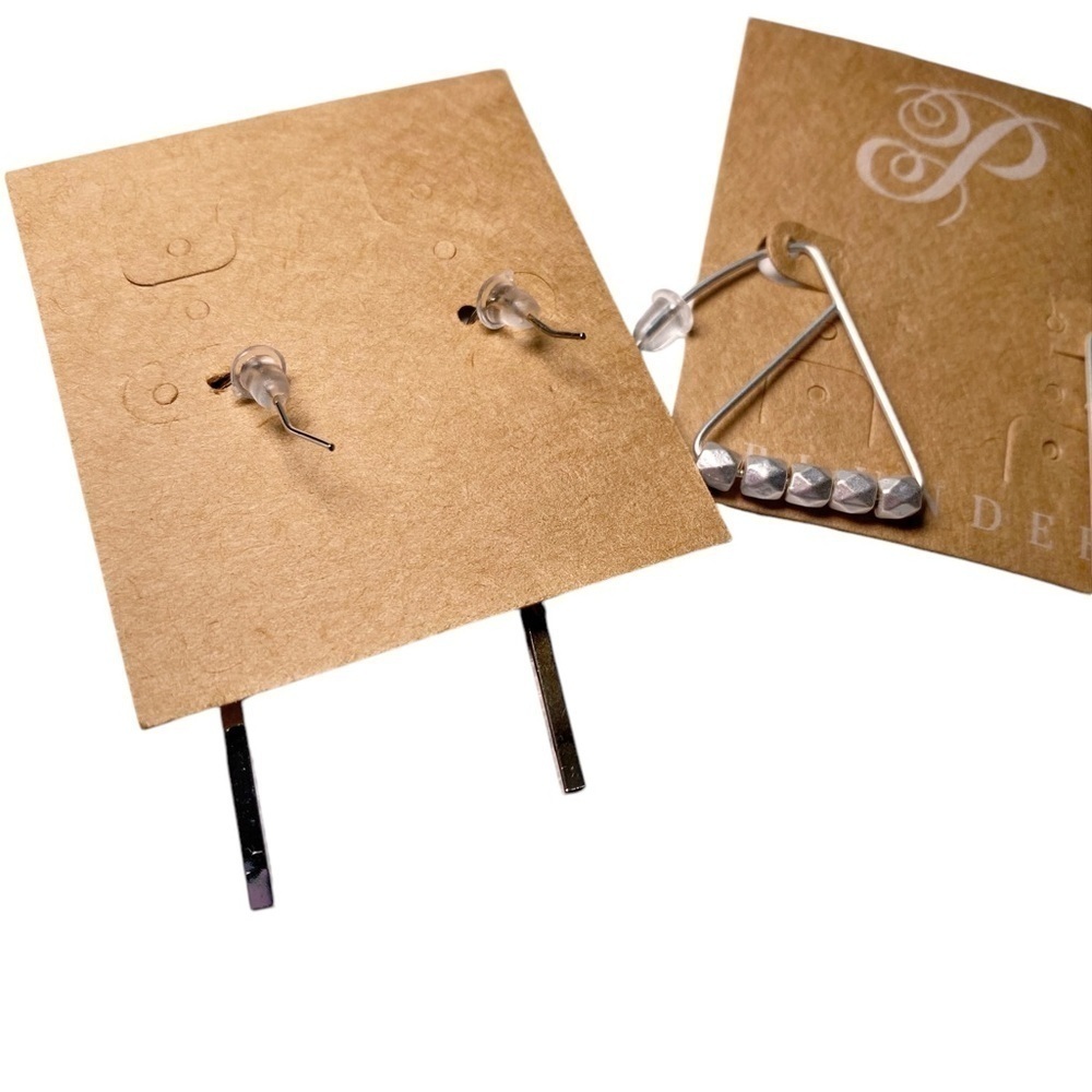 Plunder Design Set of 2 Silver Earrings - Picture 4 of 5